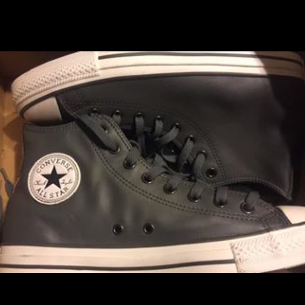 Leather converse